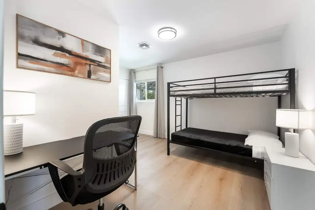 Bedroom with bunk beds