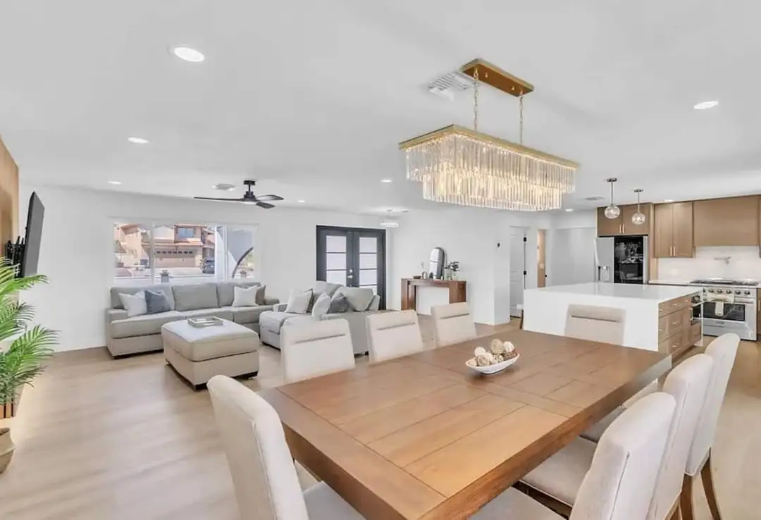 Indoor dining area